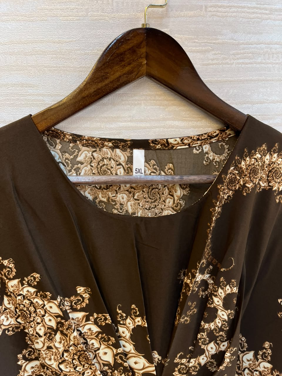 1201 Kaftan Coord Set - Dark Chocolate