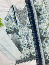 1498 Pakistani Heavy Lawn Suit - 6