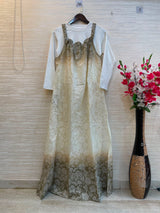 996 Floral Flare Coord Set - Olive
