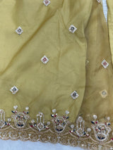 633 Pakistani Hand-Work Embroidery Sharara Set