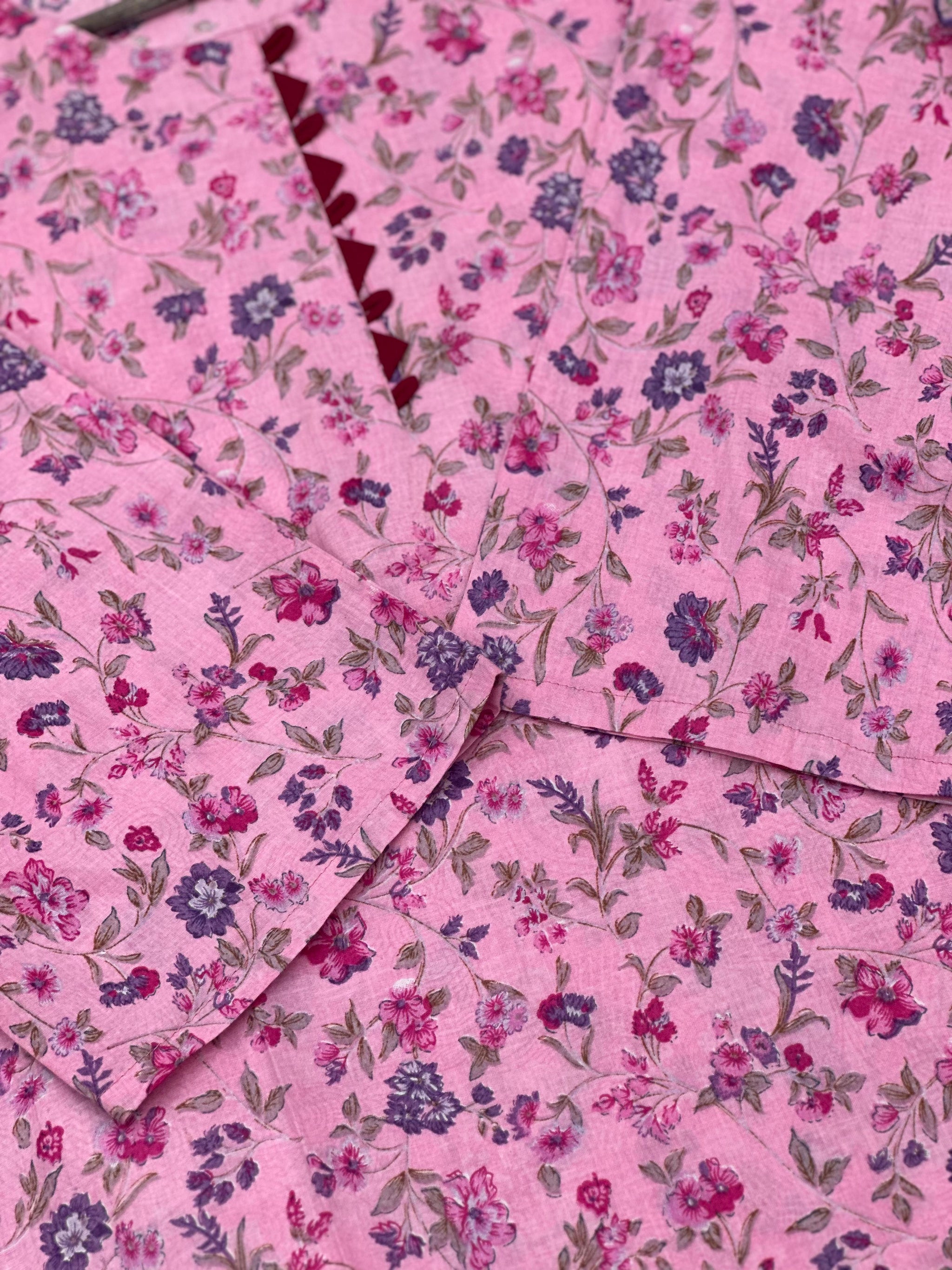 682 Pakistani Lawn Suit - Pink