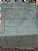 1456 Pakistani Unstitched Partywear - Olive Green