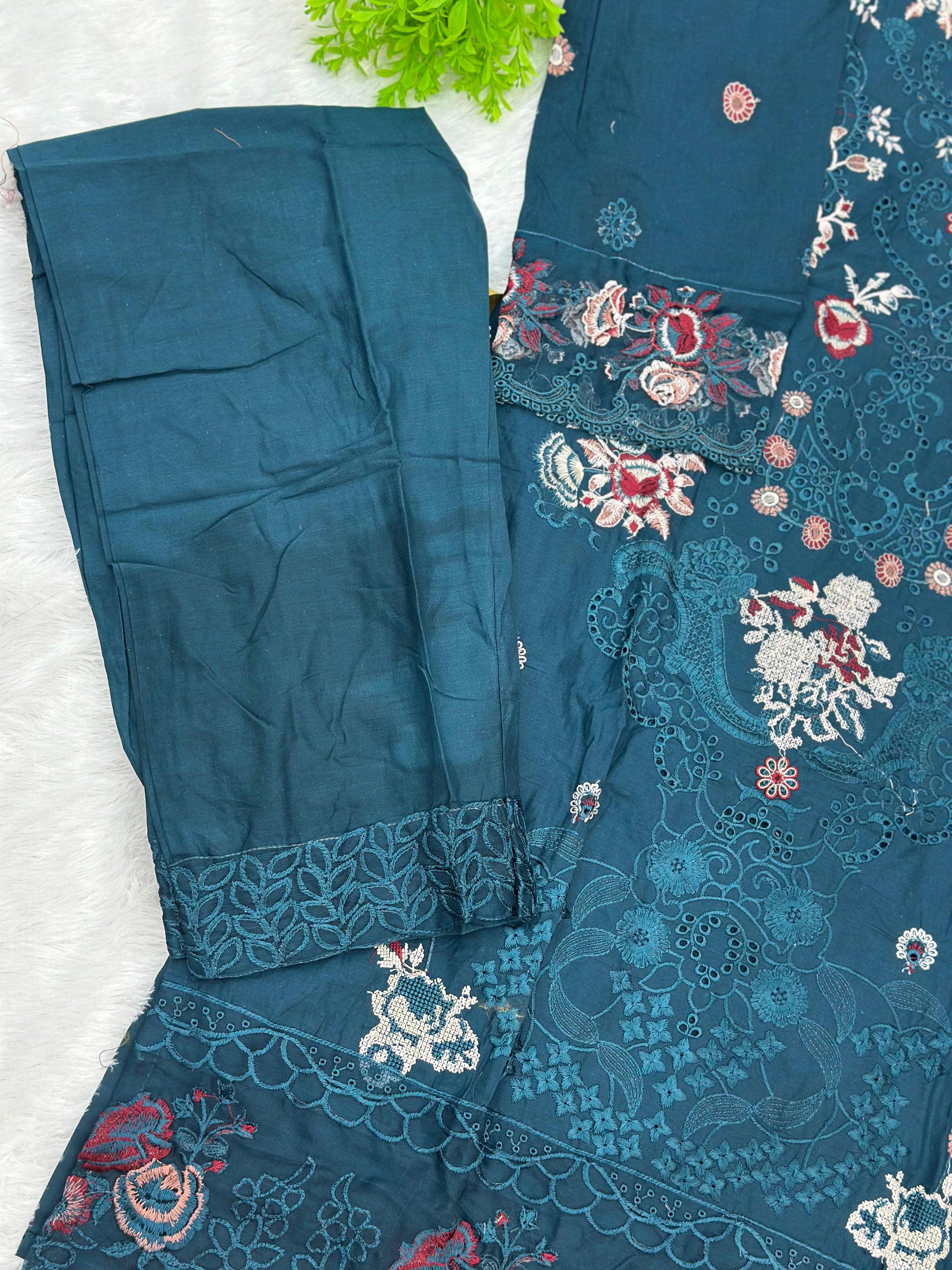 758 Elan Readymade Pakistani Chikankari Suit