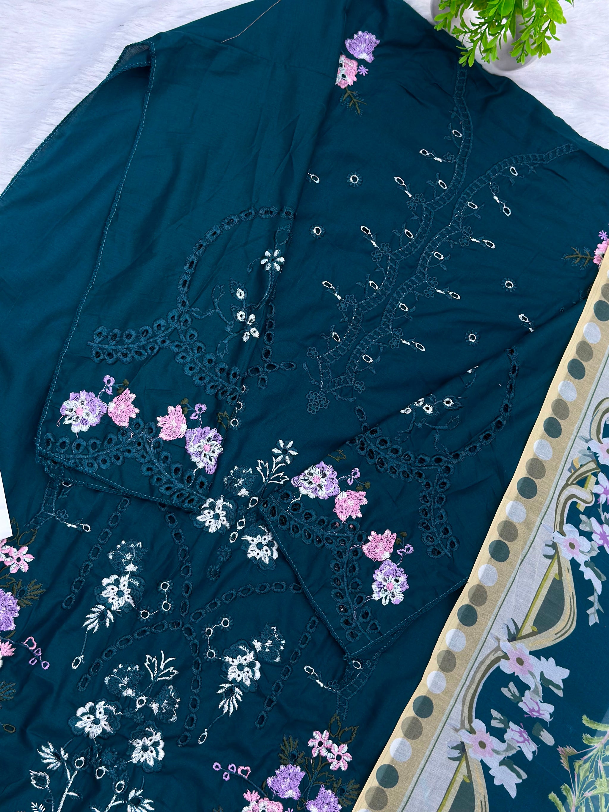 989 Unstitched Ombré Lawn Suit