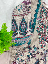 1219 Pakistani Embroidered Suit