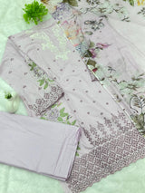 966 Unstitched Pakistani Embroidered Suit