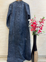 1011 Denim Embroidered Coord-Set