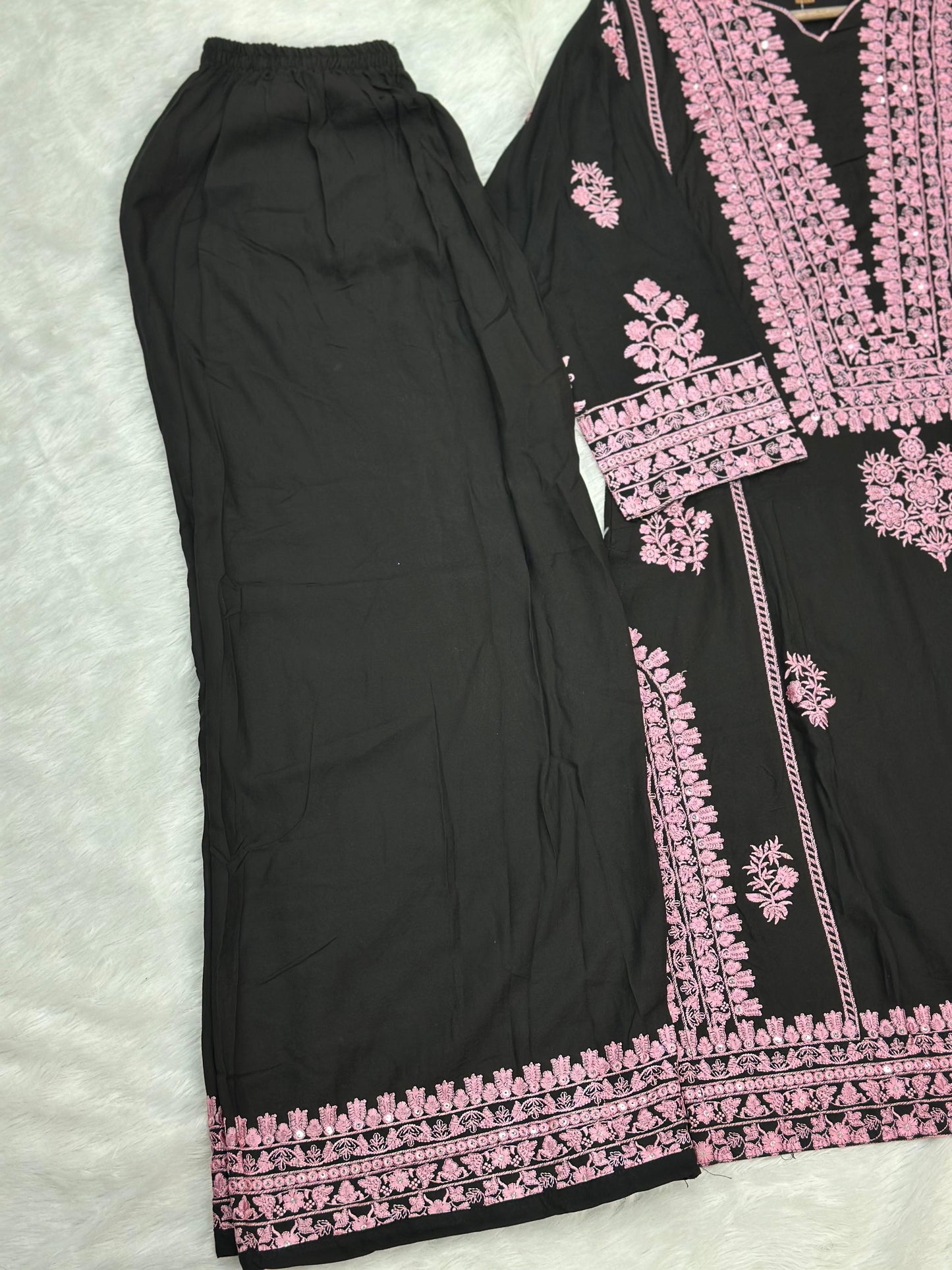795 Readymade Pakistani Palazzo Coord-Set