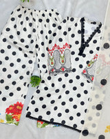 1355 Polka-Dot Floral Coordset