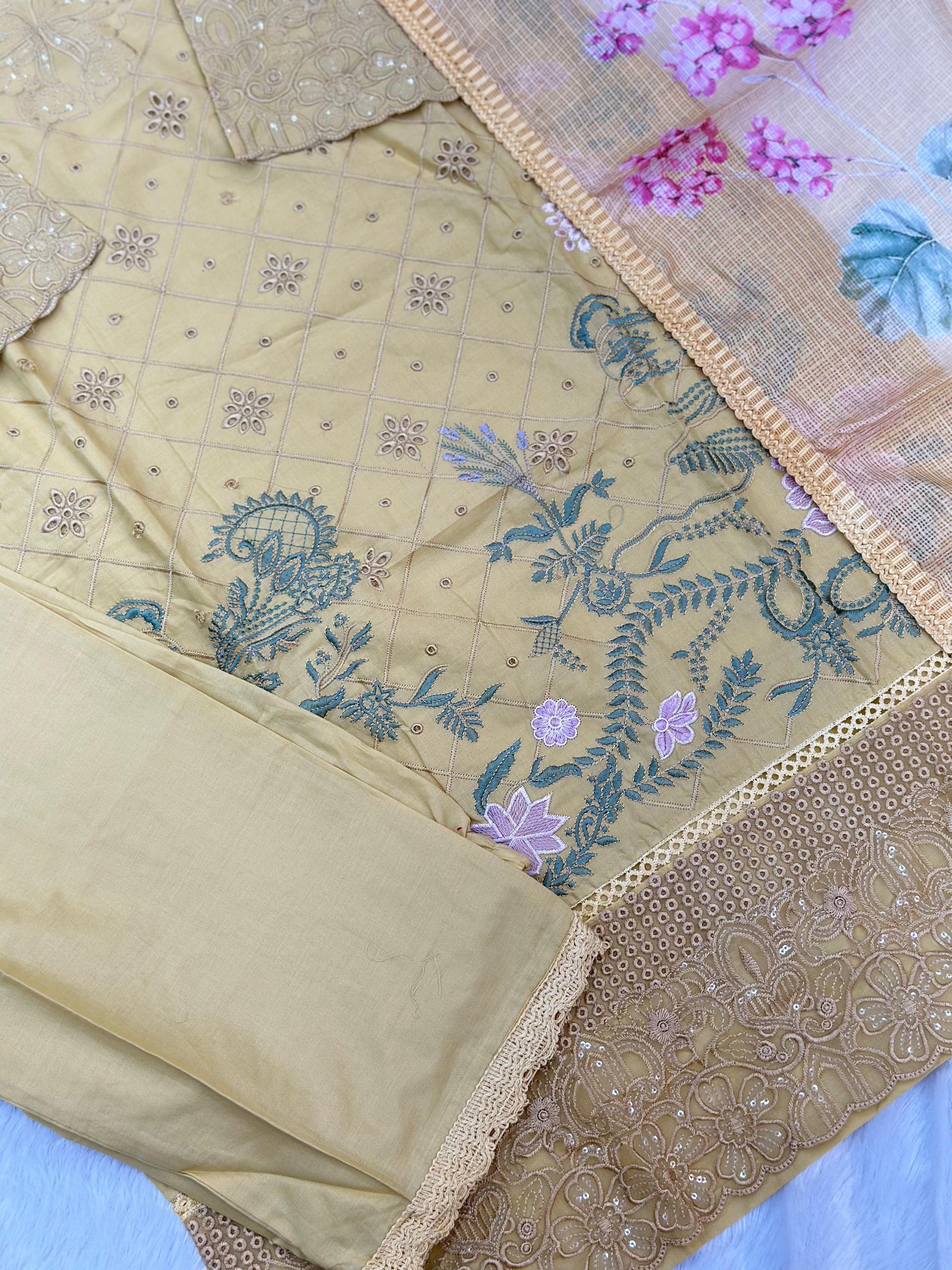 764 Readymade Pakistani Chikankari Suit