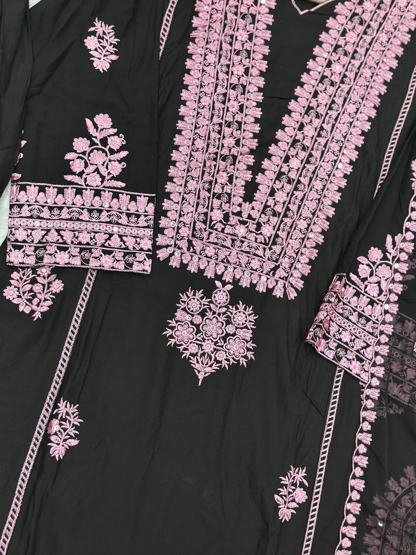 795 Readymade Pakistani Palazzo Coord-Set