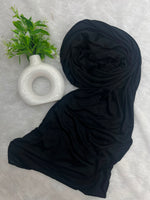 1188 Modest Jersey Hijab - Black