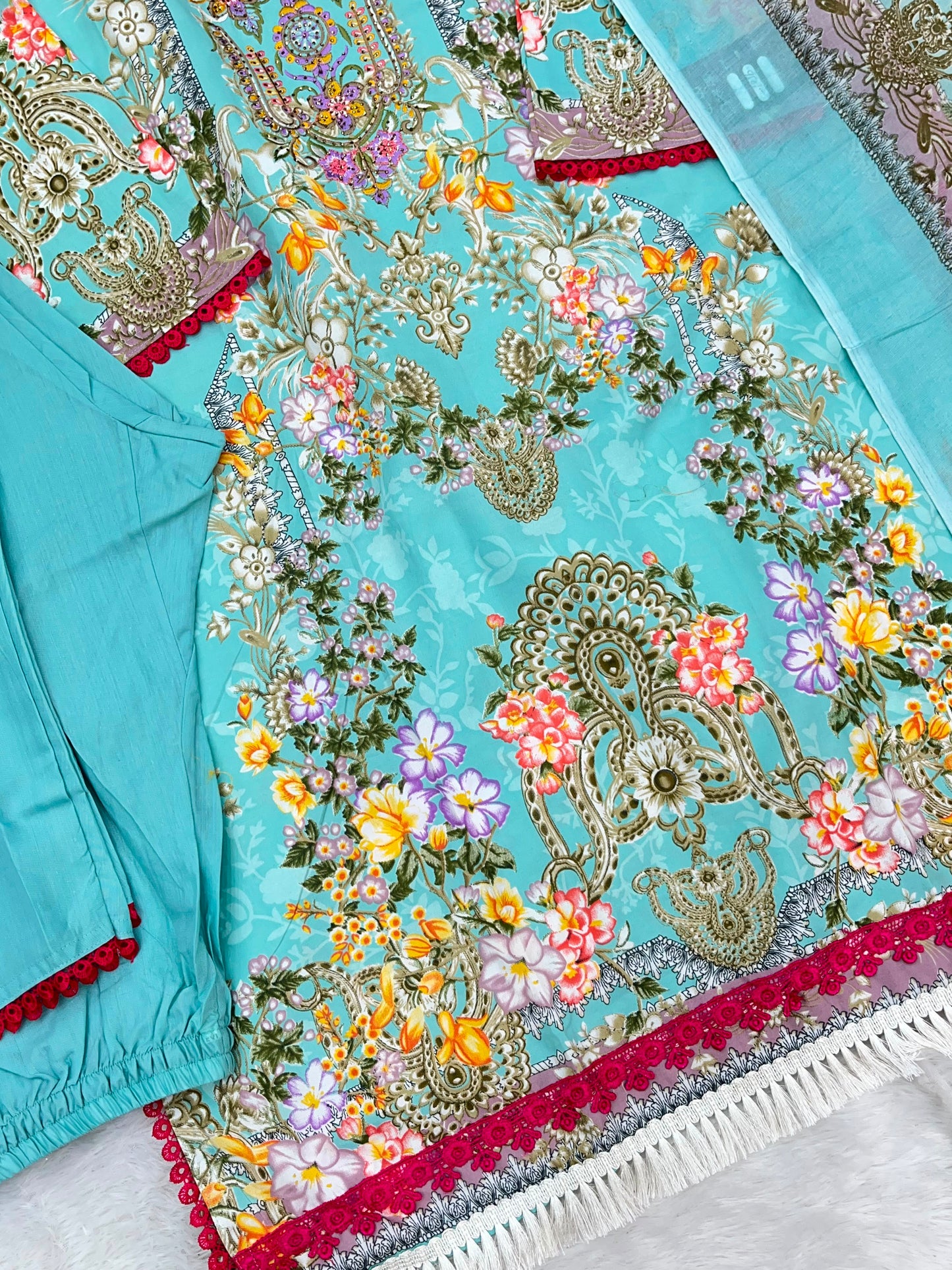 1291 Pakistani Embroidered Suit - Vandana Sobia Nazer