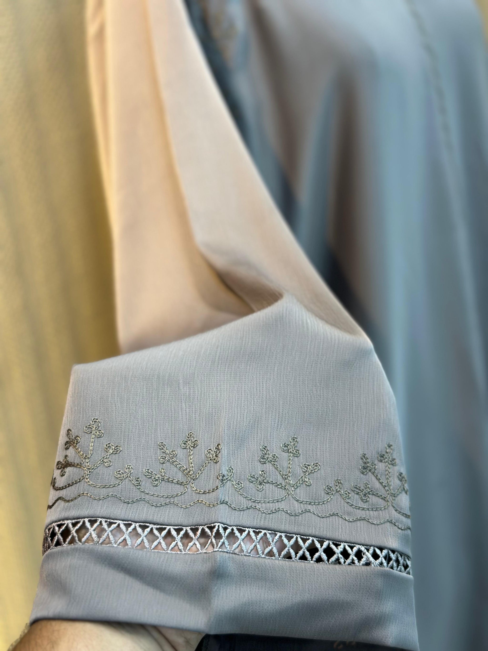 649 The Premium Abaya - Greige