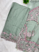 1144 Premium Pakistani Partywear - Sea Green
