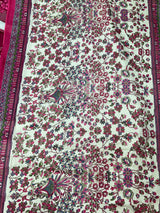 1451 Pakistani Embroidered Suit - Wine Red