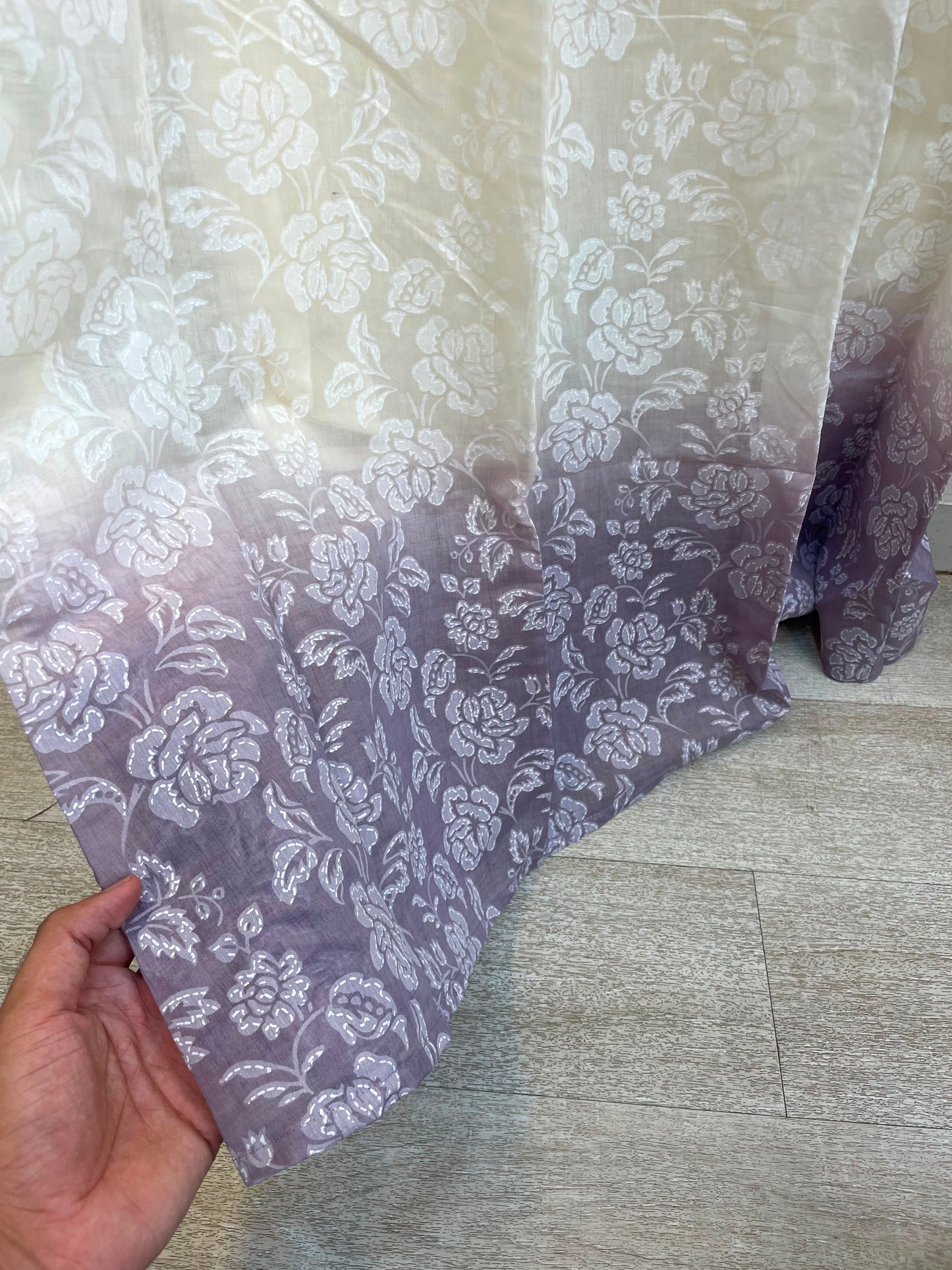 996 Floral Flare Coord Set - Lavender