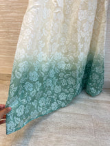 996 Floral Flare Coord Set - Sage Green