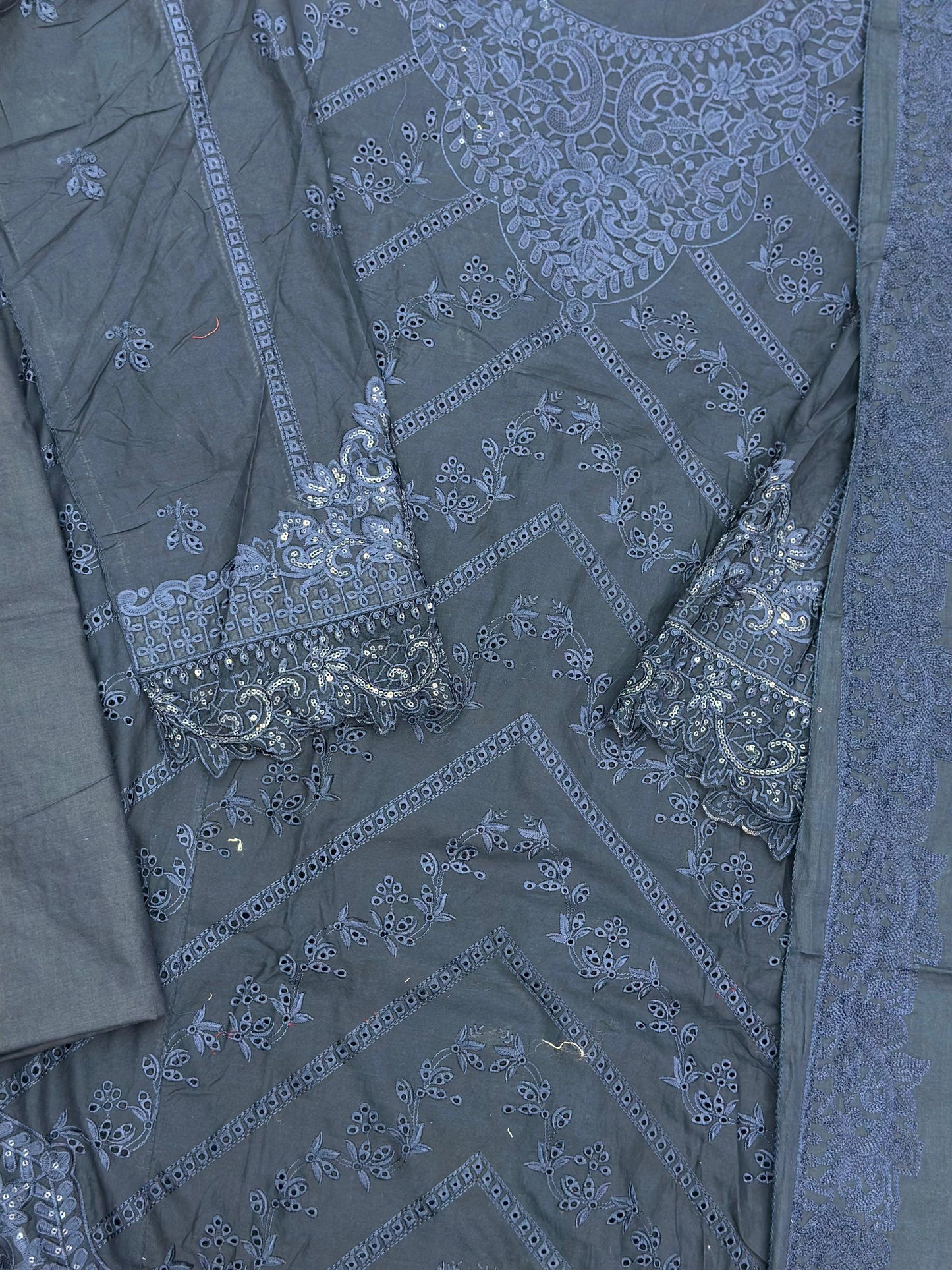 839 Adan Libas Pakistani Unstitched Lawn Suit