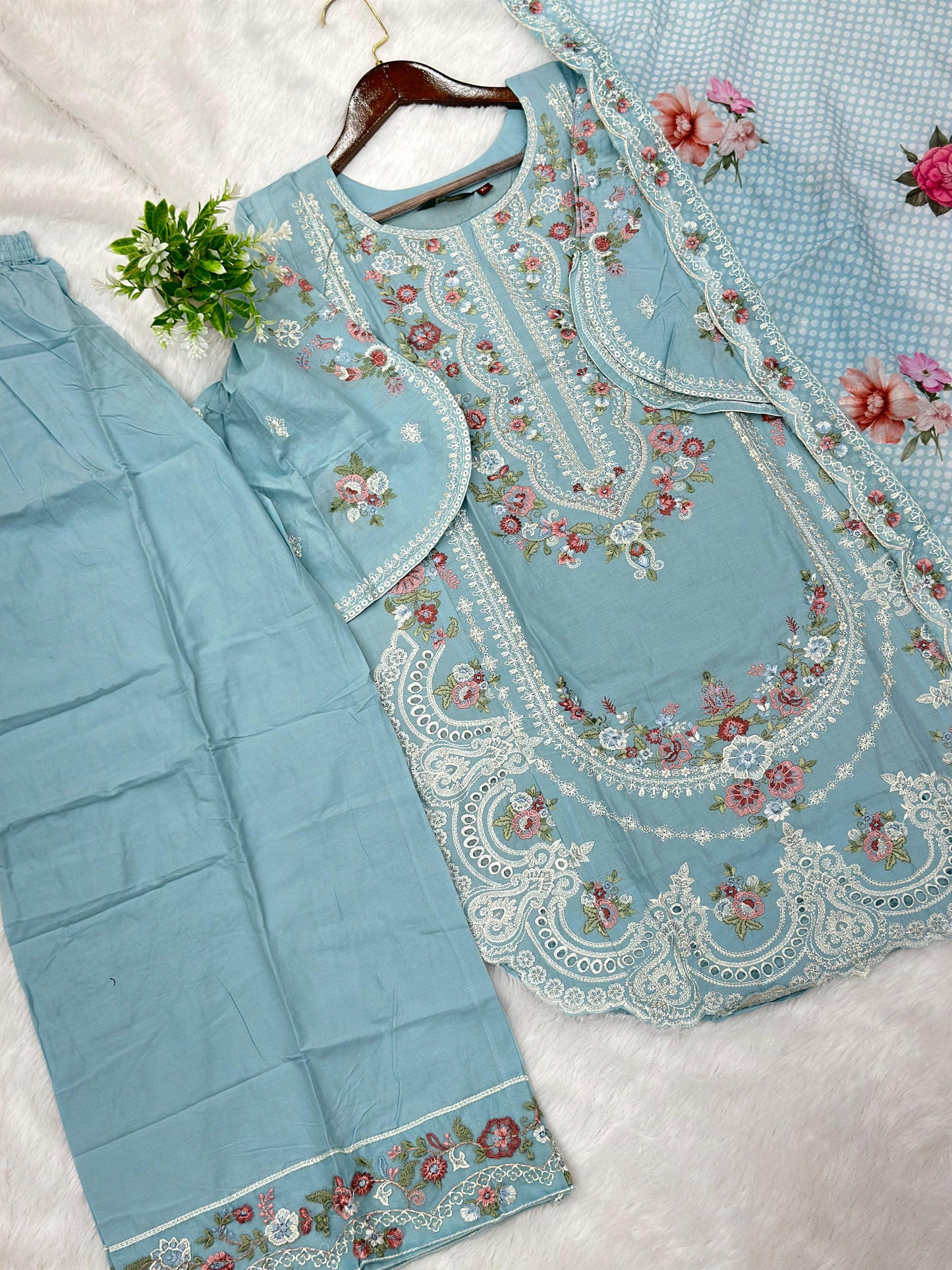 779 Readymade Pakistani Heavy Embroidered Coord-Set