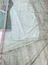 1458 Pakistani Gharara Set - Pistachio Green