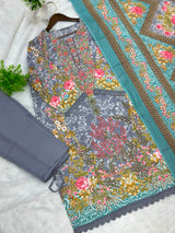 1053 Pakistani Embroidered Suit