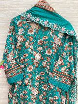 Code 568 HALA V NECK PAKISTANI LAWN COTTON SUIT