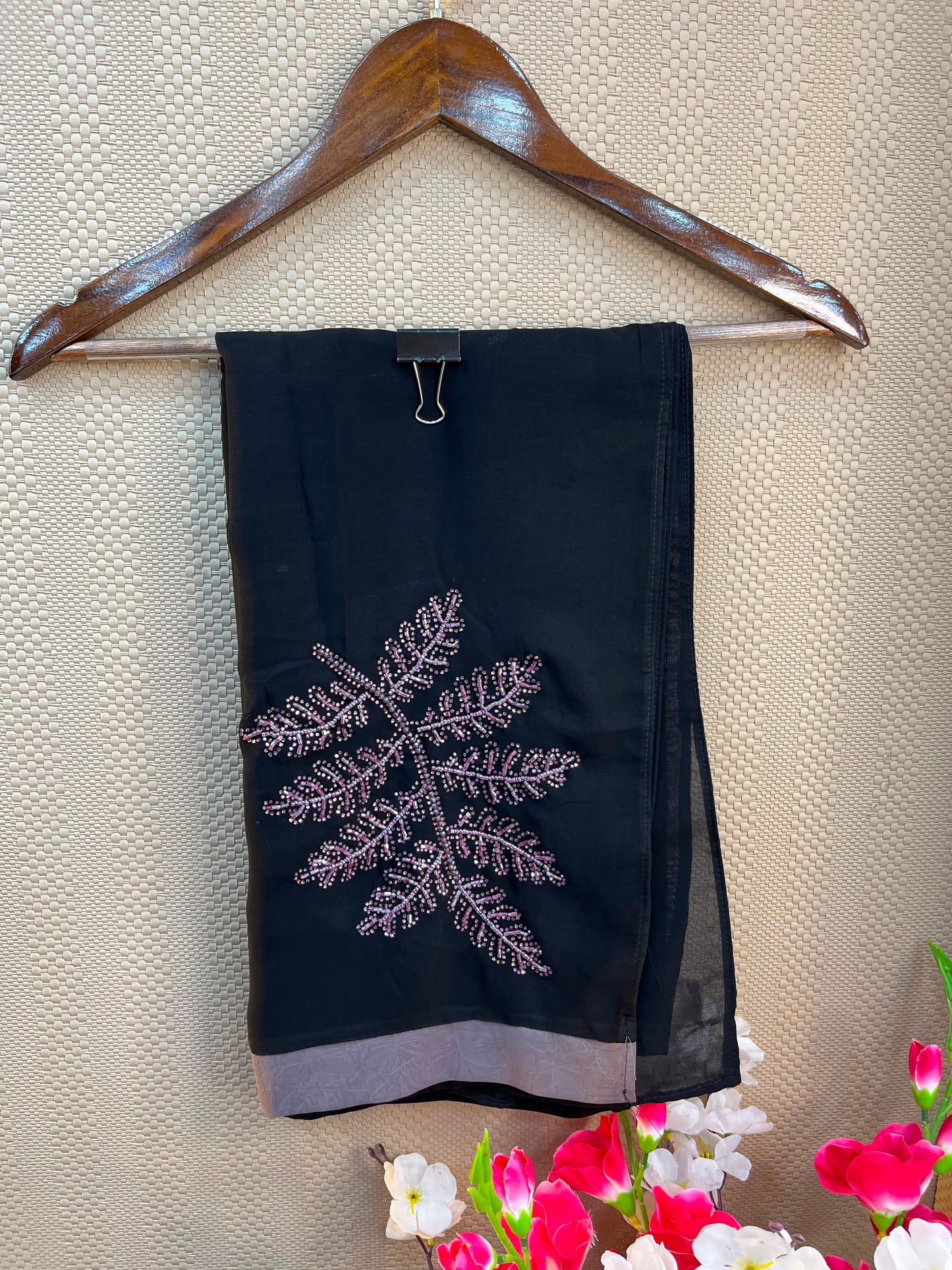 1118 The Premium Abaya - Lavender Gray