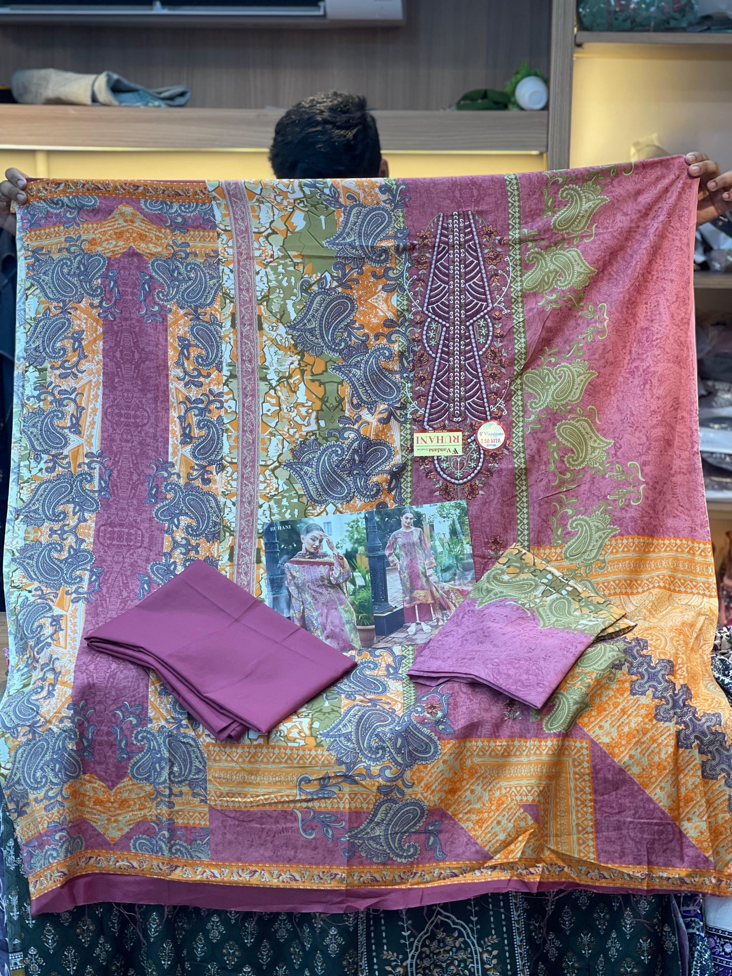 489 Ruhani Pakistani Unstitched Suit