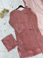 624 Premium Pakistani Party Wear - Dark Peach