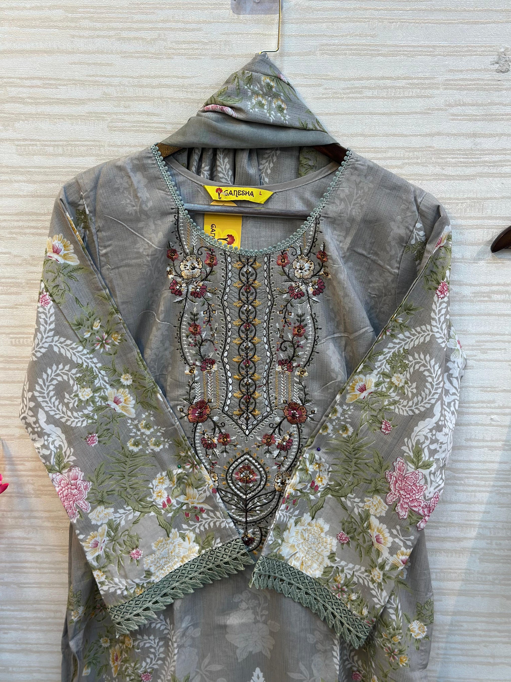 419 Jade Pakistani Embroidery Suit