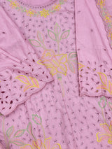 631 Premium Pakistani Lawn Suit - Dusty Pink