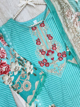 1522 Pakistani Embroidered Suit
