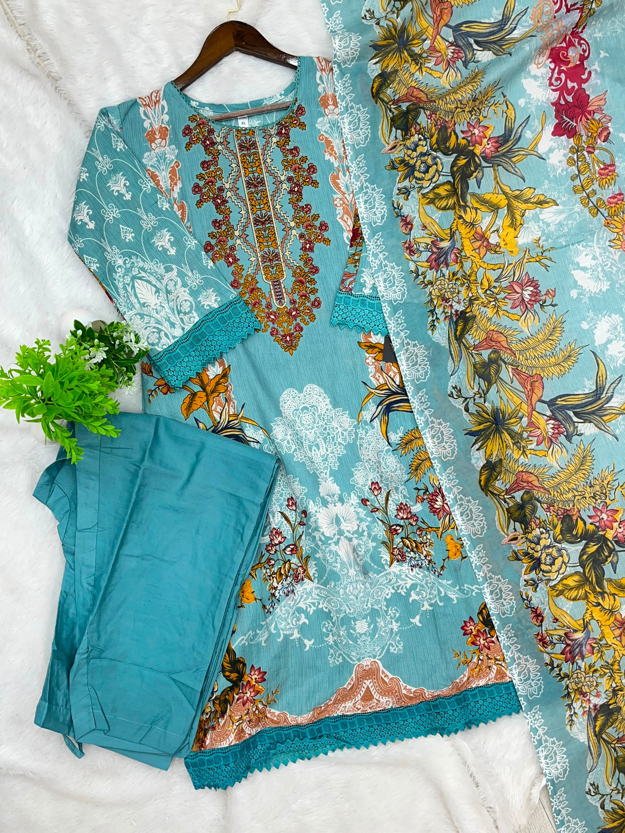 1265 Pakistani Printed Suit