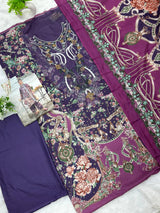 1000 Unstitched Casual Lawn Suit