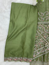 1434 Heavy Pakistani Partywear - Fawn Brown