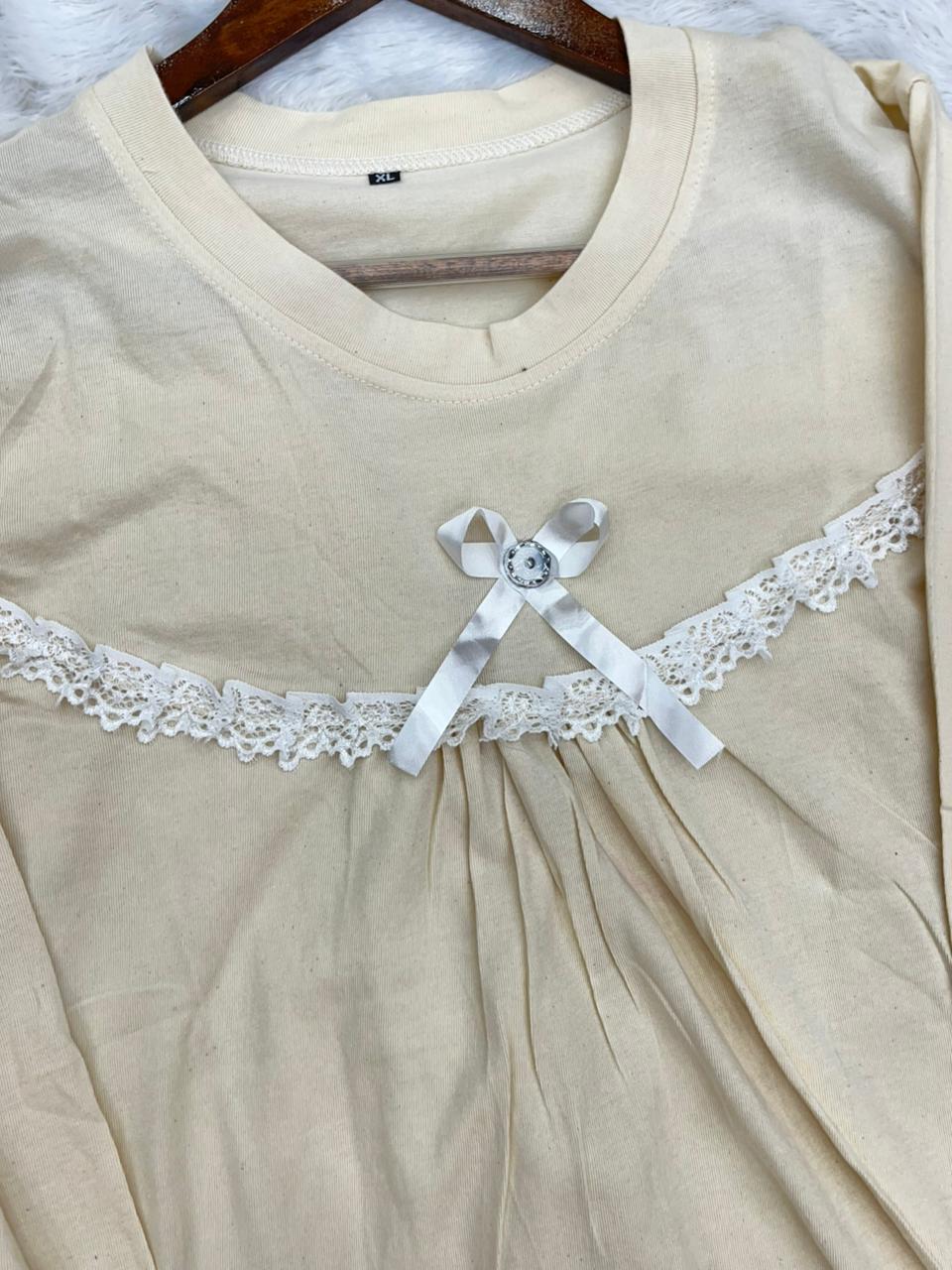 1346 Korean Bow Night Wear