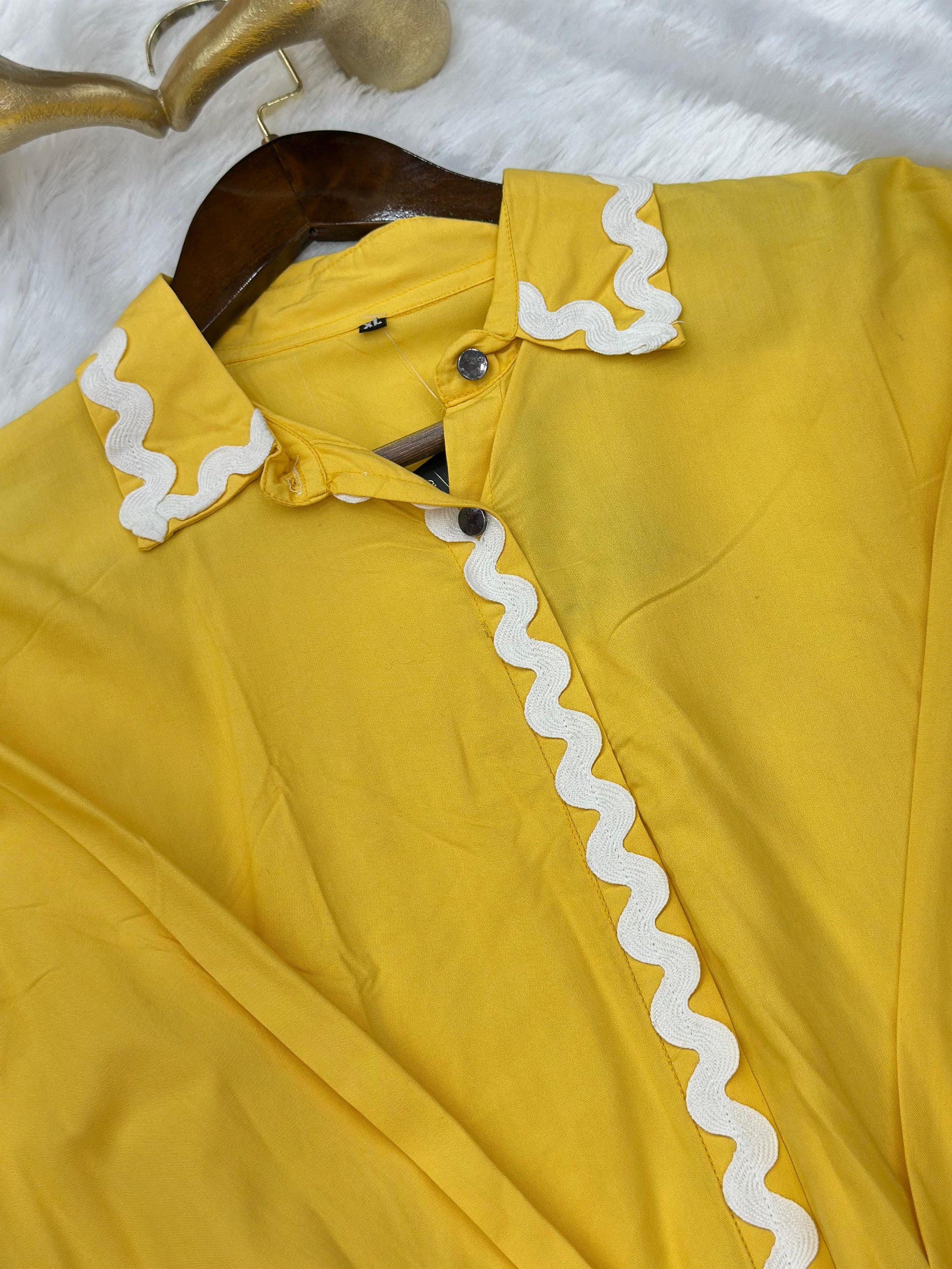 694 Casual Cordsets - Yellow