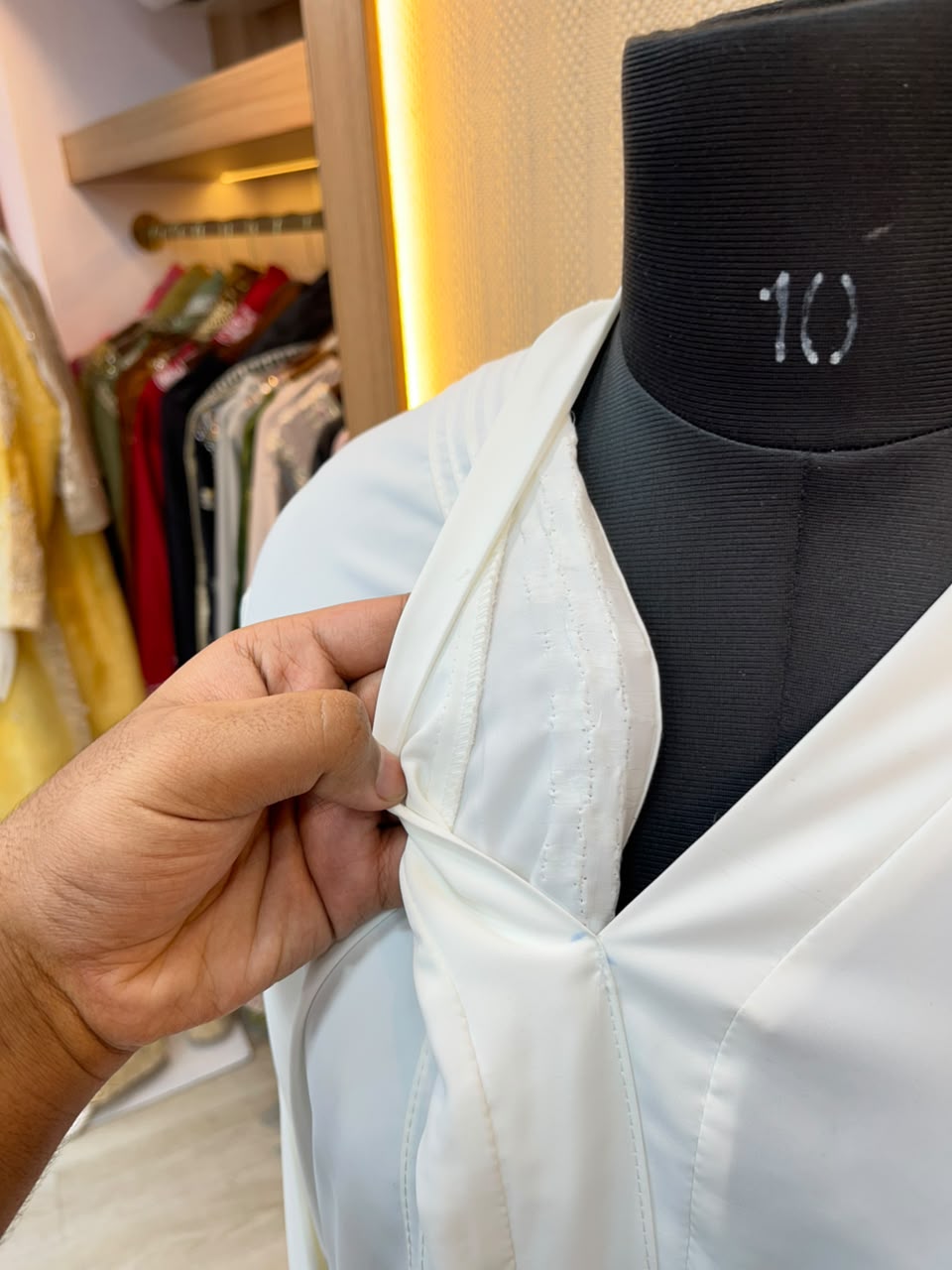 1123 The Premium Abaya - Ivory