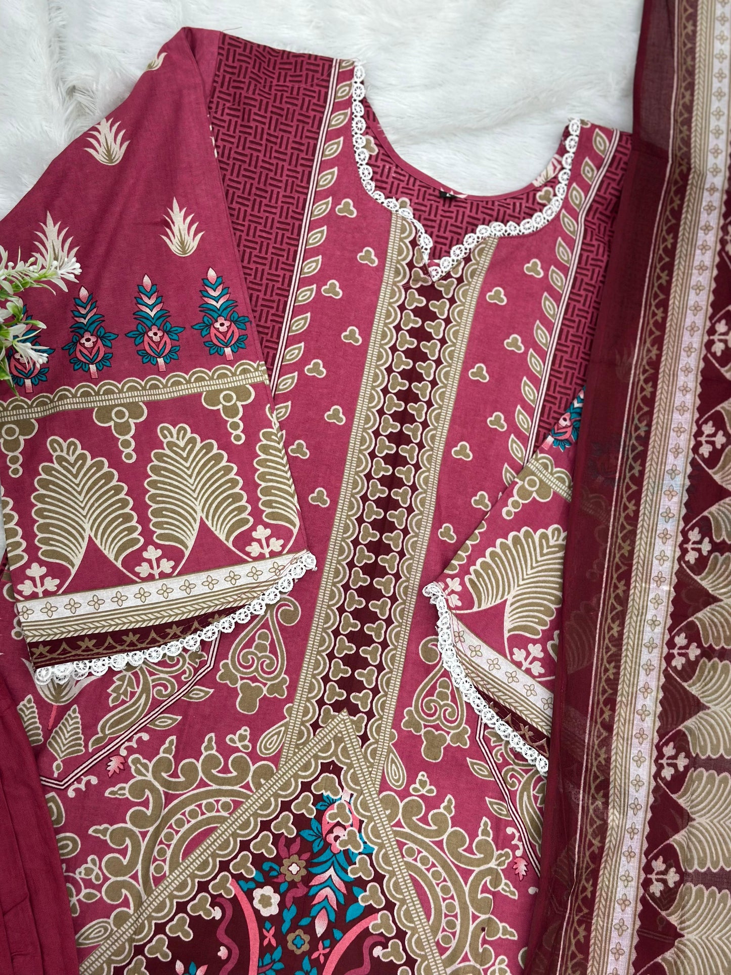 1071 Pakistani Printed Suit