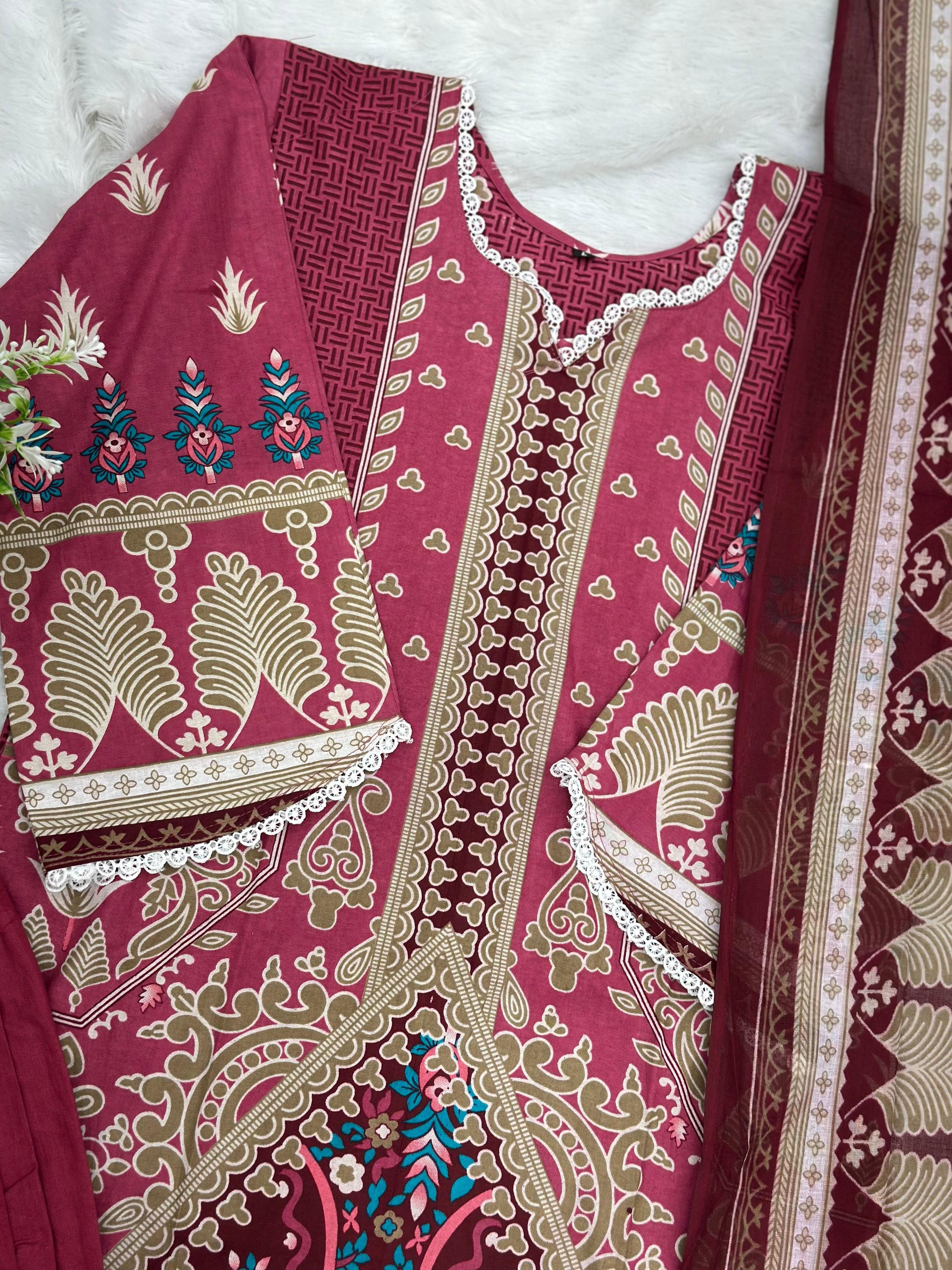 1071 Pakistani Printed Suit