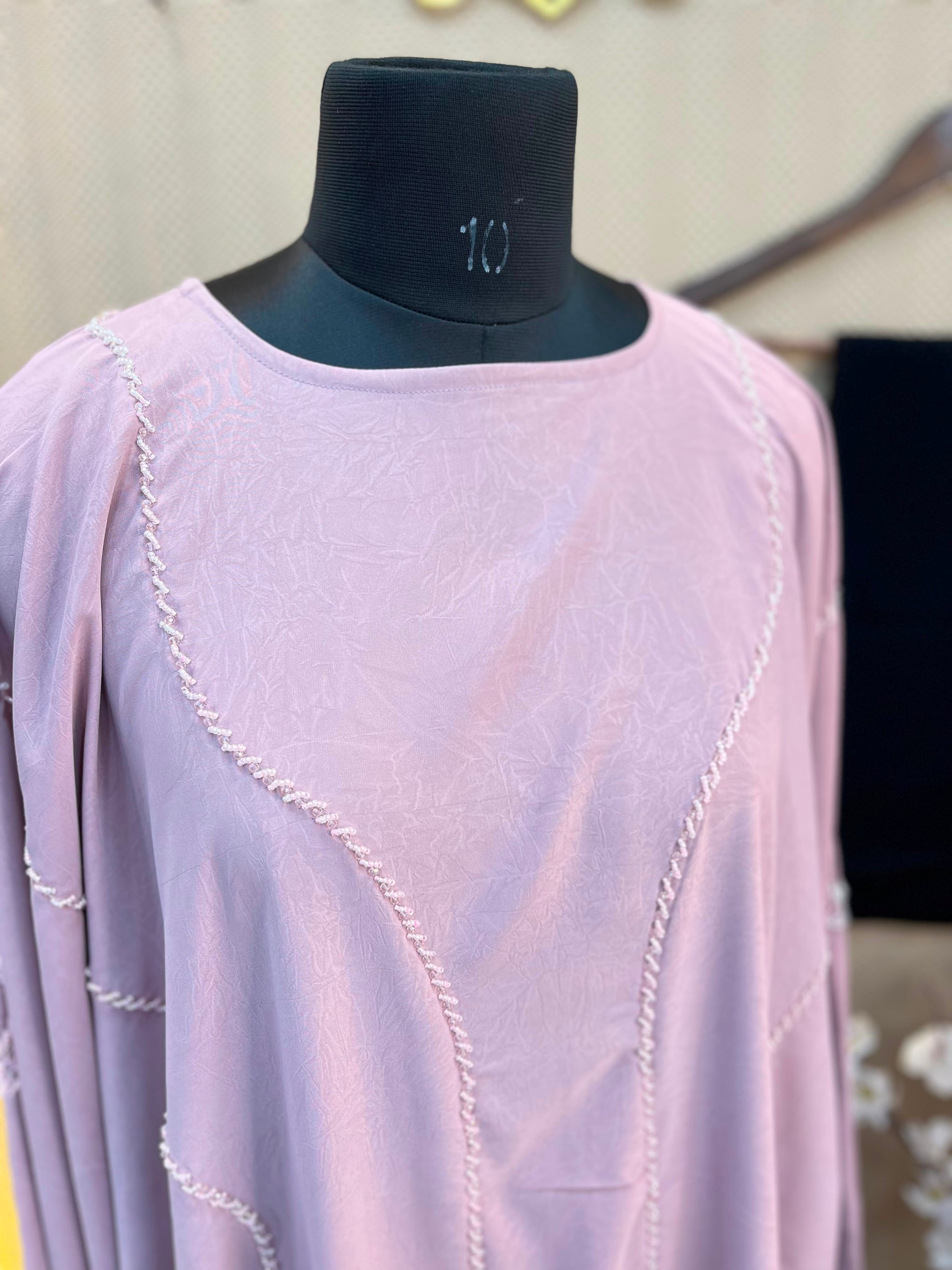 1119 The Premium Abaya - Dusty Lilac