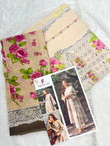 1043 Unstitched Casual Cotton Suit