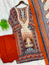 1258 Pakistani Printed Suit