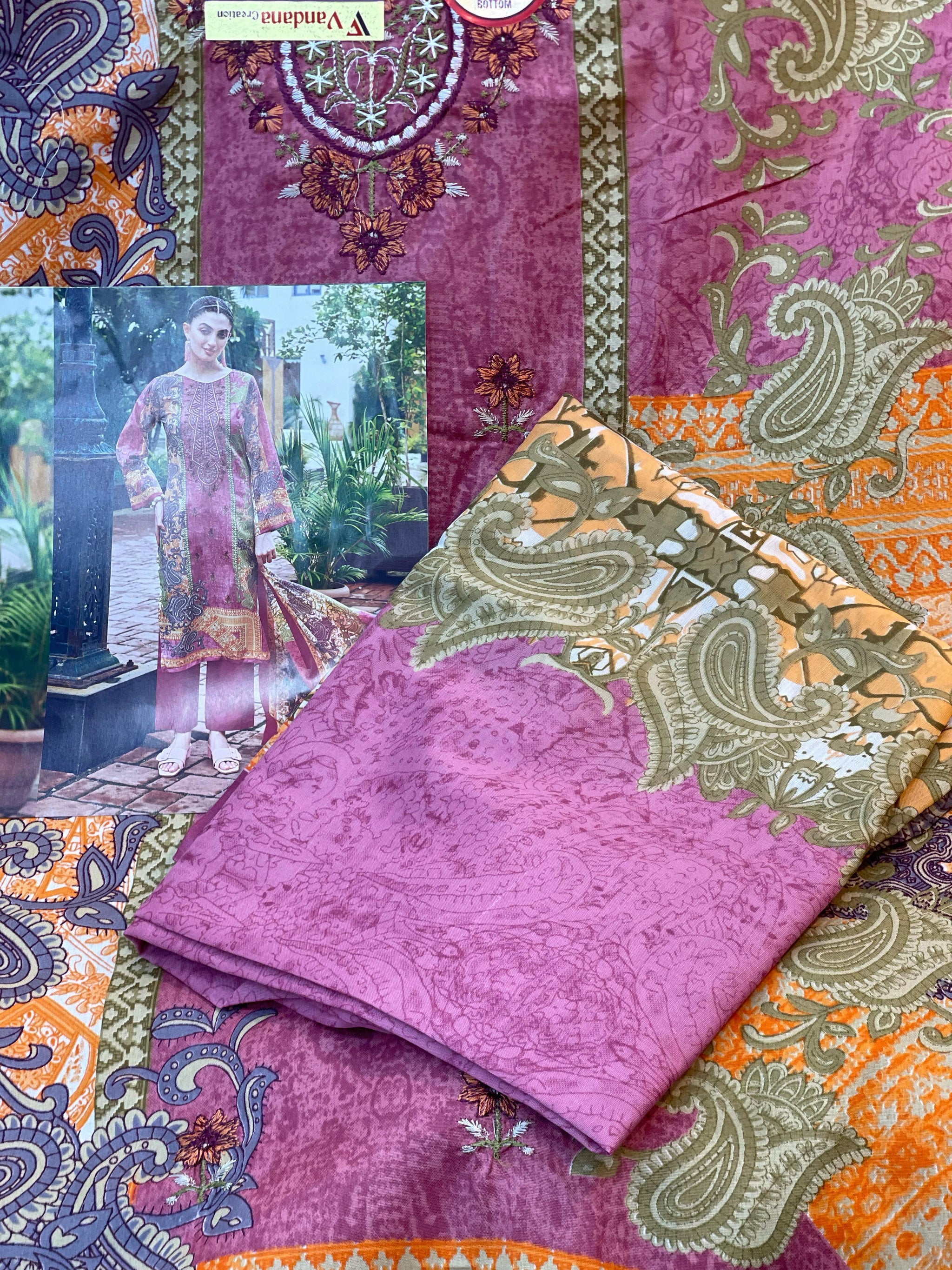 489 Ruhani Pakistani Unstitched Suit