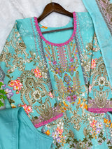 1310 Pakistani Embroidered Suit