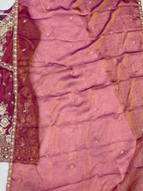 1426 Heavy Pakistani Partywear - Pink