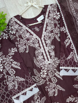 1516 Pakistani Embroidered Suit