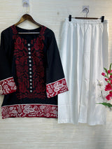 1096 Readymade Customize Embroidered 2-Pcs Coordset