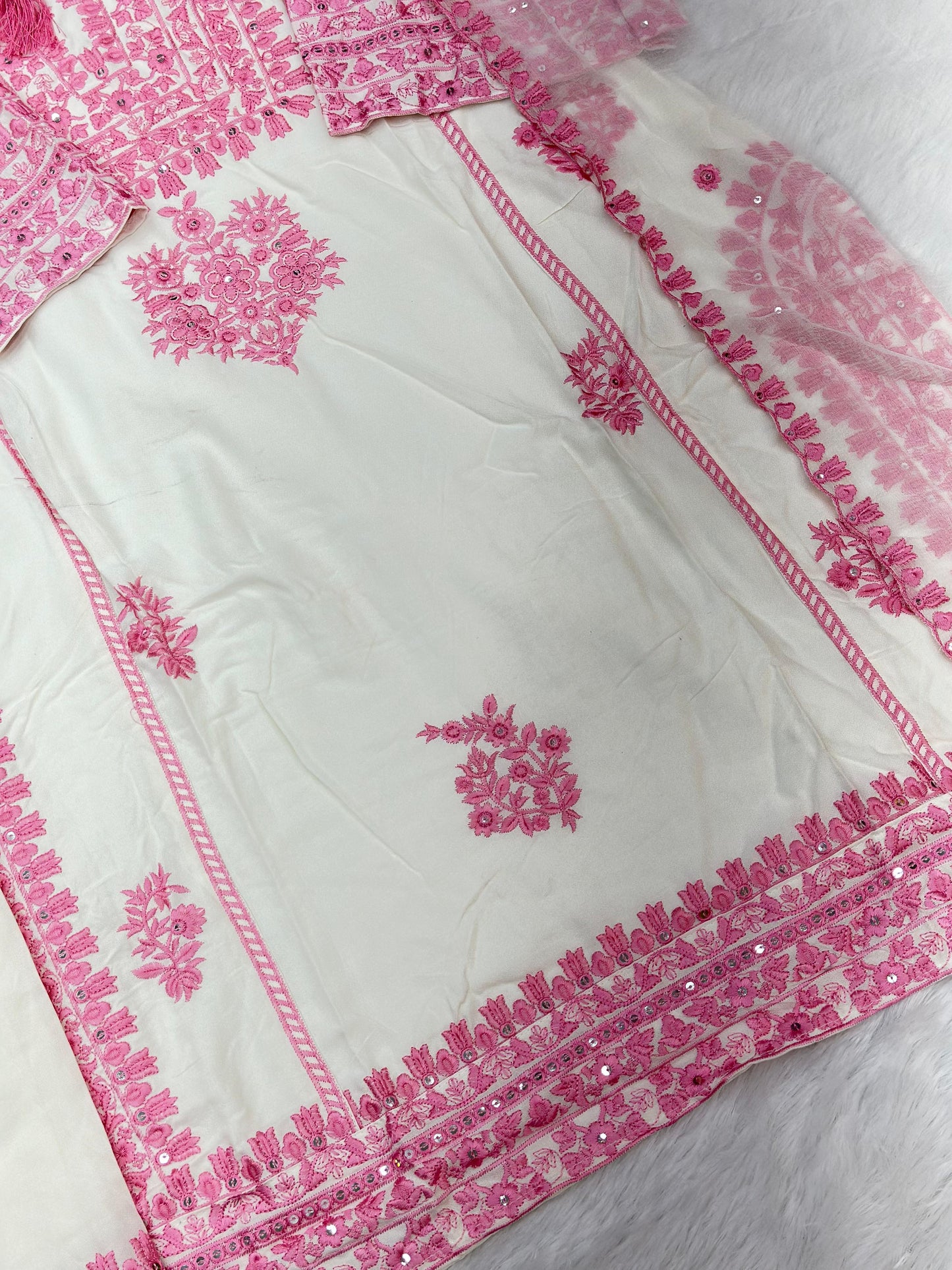 801 Readymade Pakistani Palazzo Coord-Set